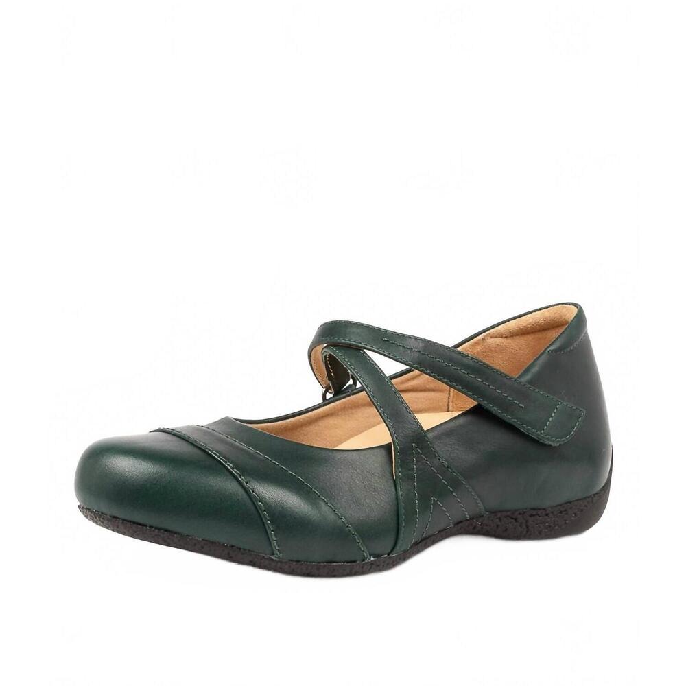 NEW ZIERA women's xray flat shoes in forest
